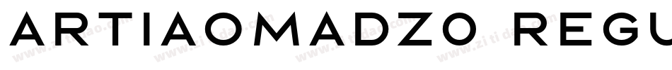 ARTIAOMADZ0 Regular字体转换